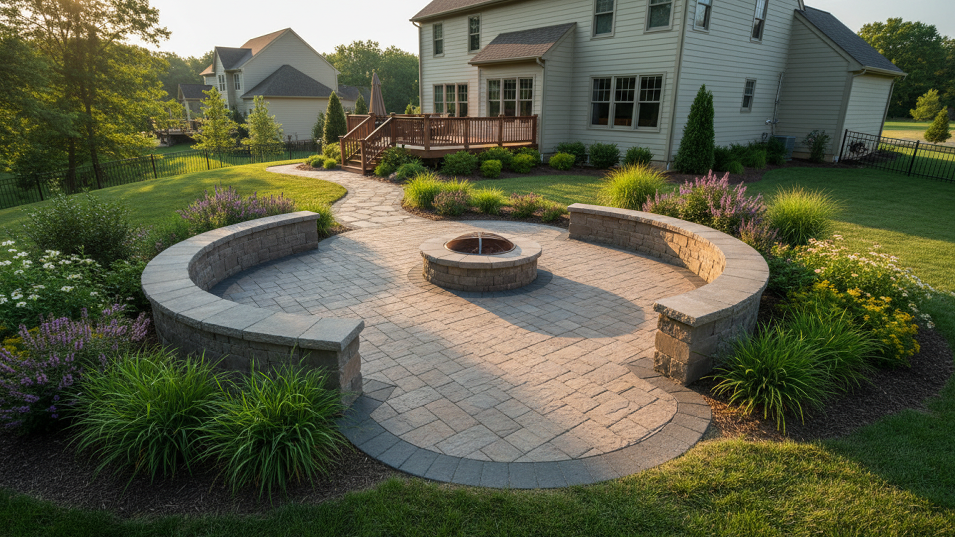 Paver patio installation in NJ