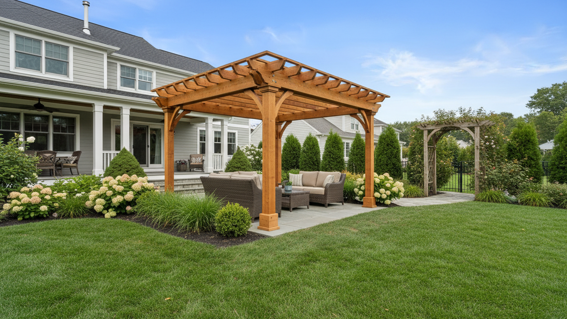 Pergola and outdoor structure