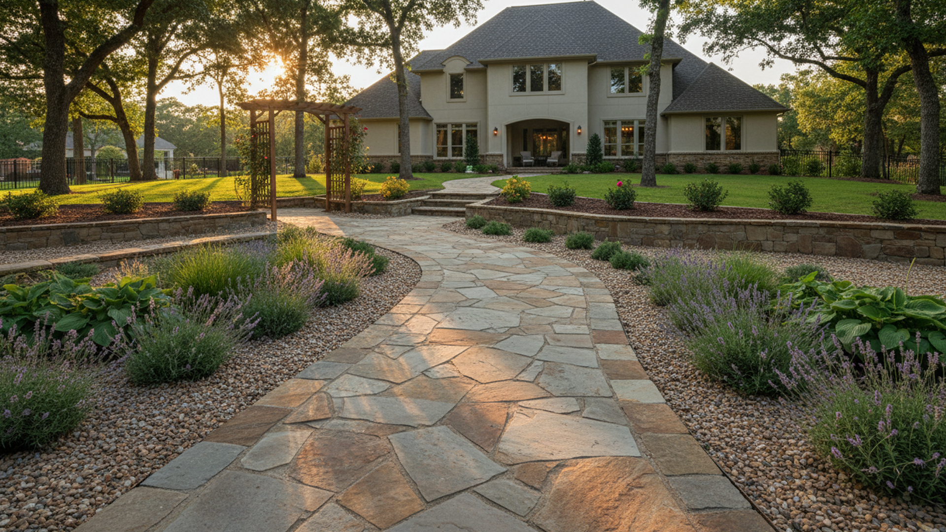 Walkway and pathway construction