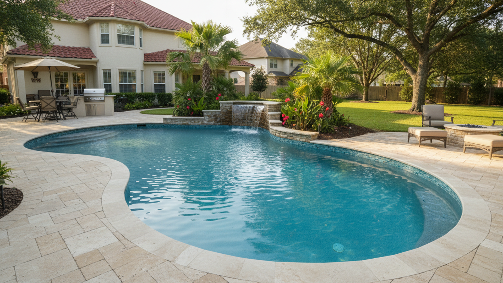 Pool patio renovation in central New Jersey