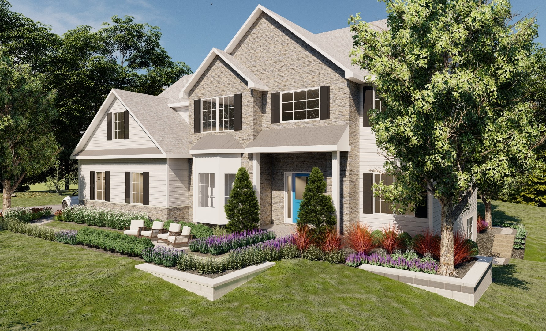 Backyard transformation with pavers